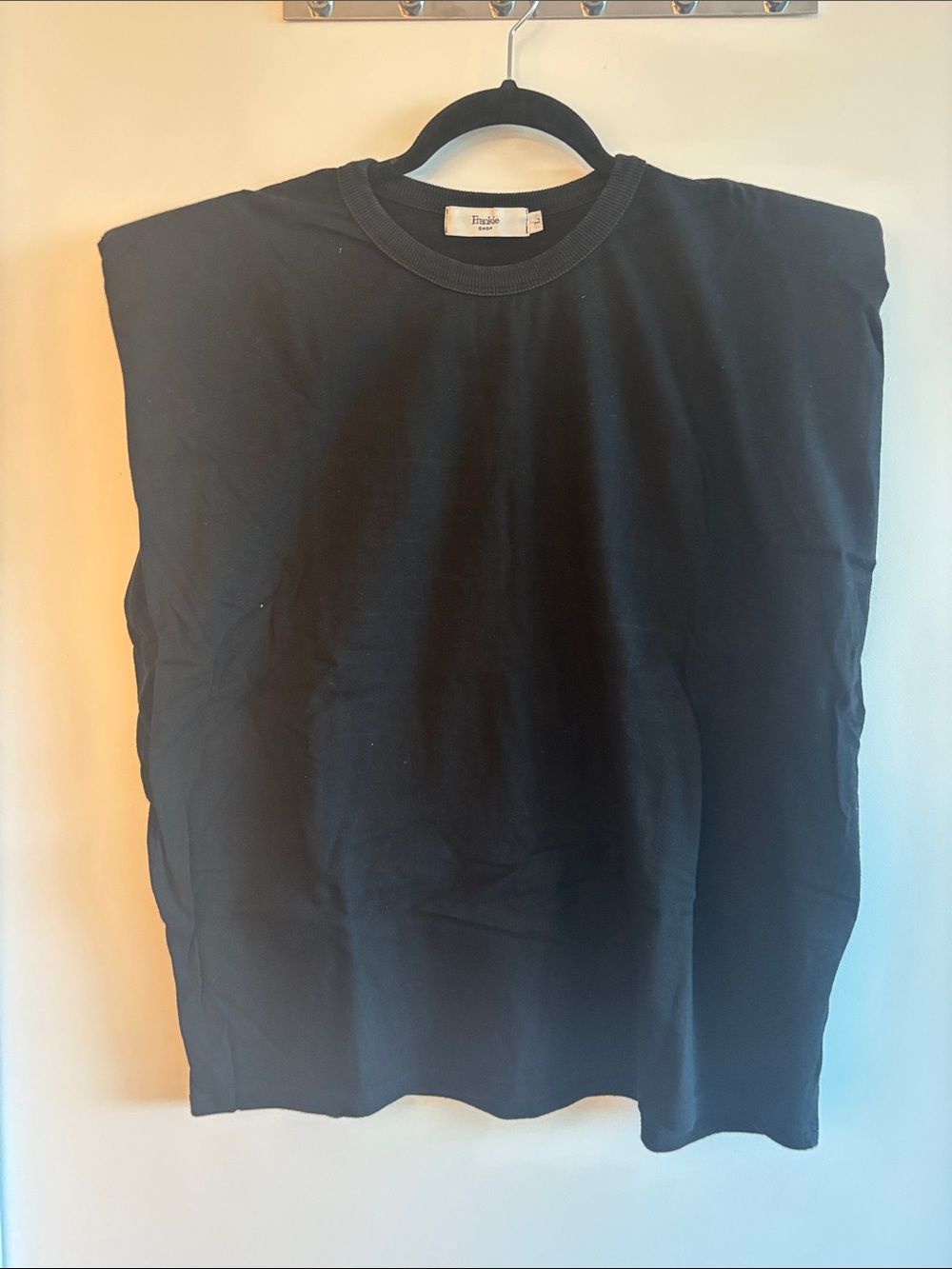 Frankie Shop Black Crewneck Tank